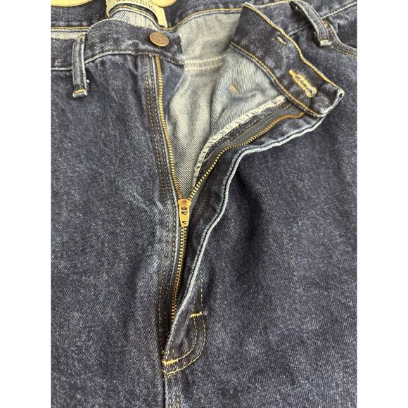 WRANGLER AUTHENTICS Jeans Big & Tall Mens 58 x 30 Straight Leg Dark Blue ZM200RD - Picture 8 of 14